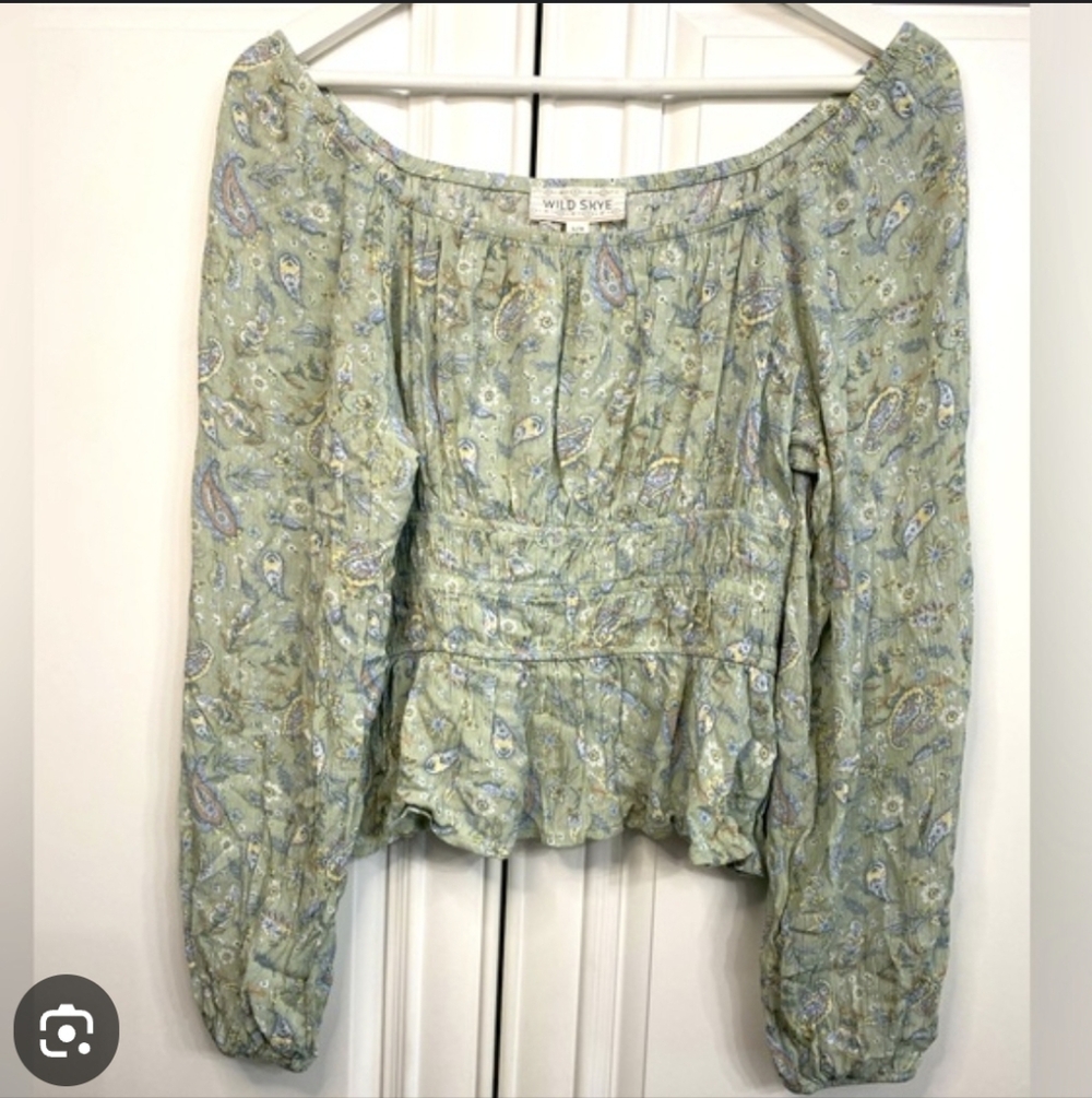 Cute Hippy cropped Blouse